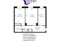 Apartamento 1 habitación 53 m² Minsk, Belarús