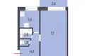 Appartement 1 chambre 31 m² okrug Zvezdnoe, Fédération de Russie