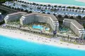 Residential complex New Selene Beach Residences with a lagoon, a swimming pool and parks, Al Seanneeah, Dubai, UAE