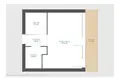 Квартира 1 комната 27 м² Познань, Польша