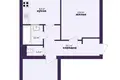 Appartement 2 chambres 56 m² Minsk, Bélarus