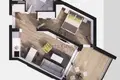 Wohnung 1 Schlafzimmer 53 m² Becici, Montenegro
