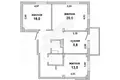 3 room apartment 81 m² Brest, Belarus