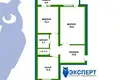 Квартира 2 комнаты 62 м² Привольный, Беларусь
