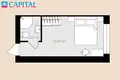 Квартира 1 комната 18 м² Неринга, Литва