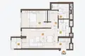 1 bedroom apartment 62 m² City of Belgrade, Serbia