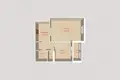 1 room apartment 45 m² Minsk, Belarus