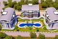 Квартира 1 комната 52 м² Алания, Турция