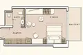 Mieszkanie 1 pokój 33 m² Dubaj, Emiraty Arabskie