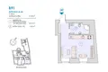 Квартира 1 комната 27 м² Рига, Латвия