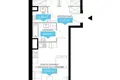 2 bedroom apartment 62 m² Poznan, Poland