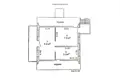Maison 66 m² Kalodziscanski sielski Saviet, Bélarus