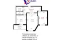 Квартира 2 комнаты 57 м² Минск, Беларусь