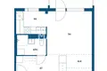 Квартира 1 комната 32 м² Сийлинъярви, Финляндия