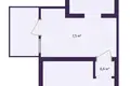 Maison 35 m² Dziarzynski sielski Saviet, Bélarus