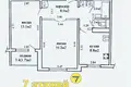 2 room apartment 52 m² Minsk, Belarus