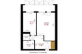 Appartement 1 chambre 42 m² Chaciezyna, Bélarus