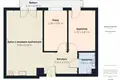 2 bedroom apartment 55 m² Warsaw, Poland