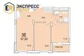 Wohnung 3 zimmer 64 m² Muchaviecki sielski Saviet, Belarus