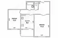 2 room apartment 54 m² Muhavecki selski Savet, Belarus