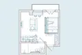 2 room apartment 26 m² Riga, Latvia