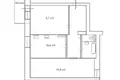 2 room apartment 54 m² okrug Morskoy, Russia