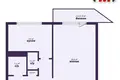 1 room apartment 35 m² Minsk, Belarus