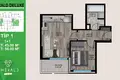 Apartamento 3 habitaciones 74 m² Mezitli, Turquía