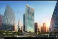 Residential complex High-rise residence Merano Tower with around-the-clock security close to Burj Khalifa and Jumeirah Beach, Business Bay area, Dubai, UAE