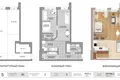 Квартира 2 комнаты 53 м² Минск, Беларусь