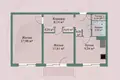 Apartamento 2 habitaciones 52 m² Minsk, Bielorrusia