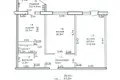 Mieszkanie 2 pokoi 63 m² Homel, Białoruś