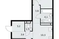 3 room apartment 60 m² Postnikovo, Russia