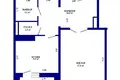 Appartement 1 chambre 45 m² Minsk, Bélarus