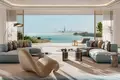 Kompleks mieszkalny Como Residences — tall residential complex by Nakheel with artificial lakes and sandy beach in Palm Jumeirah, Dubai