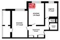 Wohnung 2 zimmer 50 m² Minsk, Belarus