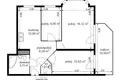 Appartement 3 chambres 69 m² Varsovie, Pologne