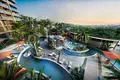 Residential complex New high-rise residence with swimming pools, waterfalls and jacuzzis, Pattaya, Thailand