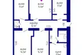 5 room apartment 86 m² Minsk, Belarus