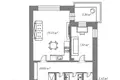 Wohnung 2 zimmer 45 m² Vilnius, Litauen