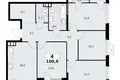 4 room apartment 101 m² South-Western Administrative Okrug, Russia