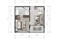 1 bedroom apartment 54 m² Phuket Province, Thailand