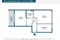 Appartement 2 chambres 52 m² Lodz, Pologne
