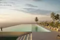 Wohnkomplex New luxury residence Bvlgary Lighthouse Residences with a swimming pool and a yacht club, Jumeirah Bay, Dubai, UAE