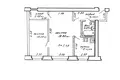 Mieszkanie 2 pokoi 45 m² Mińsk, Białoruś