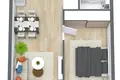 2 room apartment 49 m² Klaipėda, Lithuania