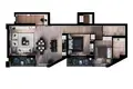 3 bedroom apartment 107 m² Tivat, Montenegro