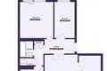 4 room apartment 64 m² Kvasynicy, Belarus