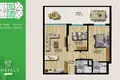 Appartement 2 chambres 60 m² Mezitli, Turquie