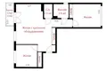 Квартира 3 комнаты 70 м² Минск, Беларусь